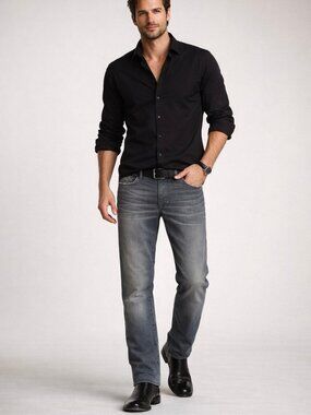 EUC Men's Joe's Jeans Brixton Straight Narrow Jeans in Jayden Gray Wash Size 31